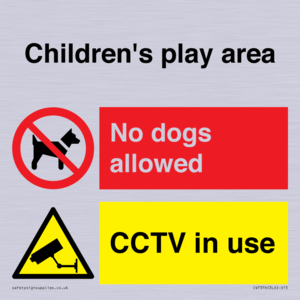 Children's play area. No dogs allowed, CCTV in use